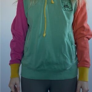 Teddy Fresh Color Block Hoodie with Logo